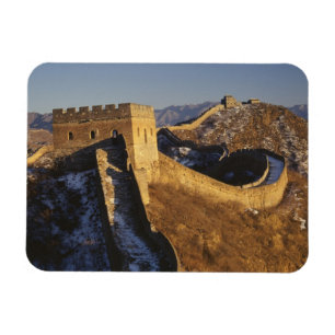 Íman Paisagem da Grande Muralha ao pôr do sol, China