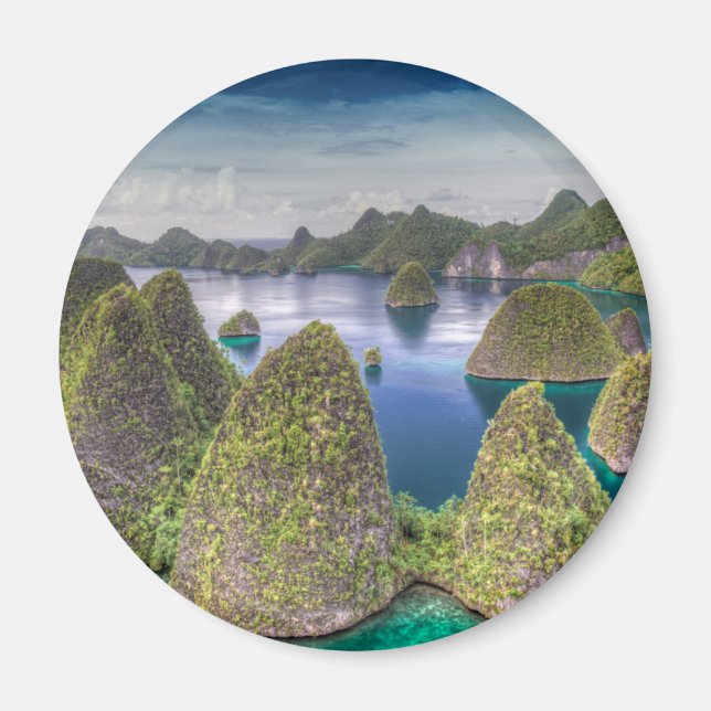 Íman Paisagem da Ilha Wayag, Indonésia (Frente)