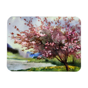 Íman Paisagem da pintura da aguarela