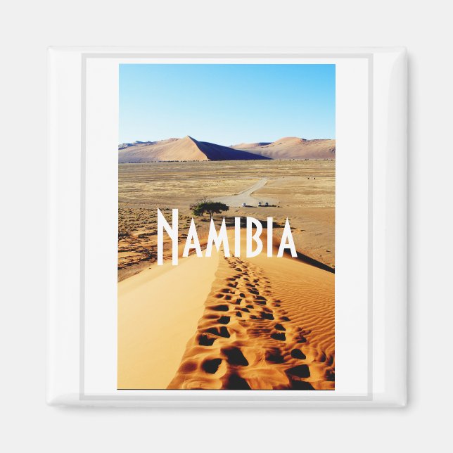 Íman Paisagem das Dunas de Areia da Namíbia Sossusvlei (Frente)