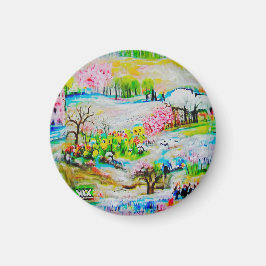 Íman Paisagem de Aquarela 2