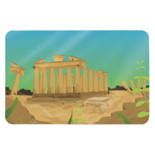 Íman Paisagem de desenhos animados de Atlantas