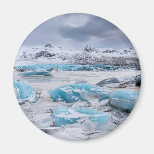 Íman Paisagem de gelo glaciar, Islândia