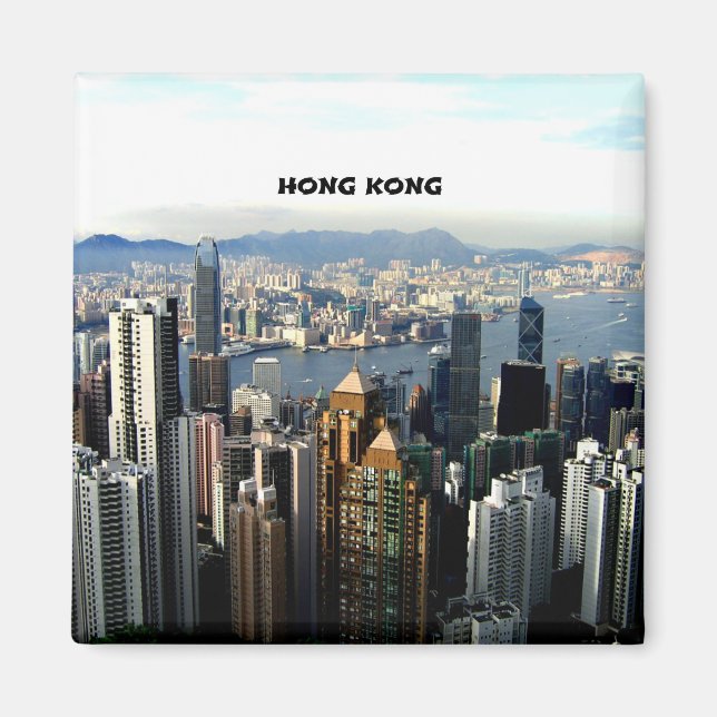 Íman Paisagem de Hong Kong (Frente)
