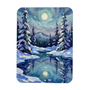 Íman Paisagem de Inverno