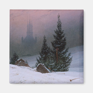 Íman Paisagem de inverno (por Caspar David Friedrich)
