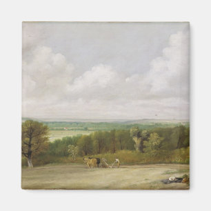 Íman Paisagem de John Constable  : Cena Ploughing em