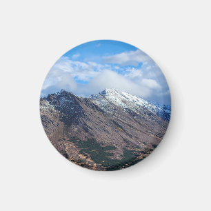 Íman Paisagem de Montanha Crisp com Céu Azul