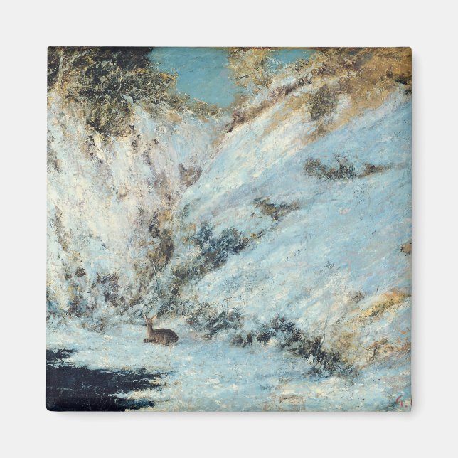 Íman Paisagem de neve, 1866 (Frente)