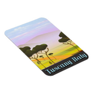 Íman Paisagem de viagem pela Toscana Itália.
