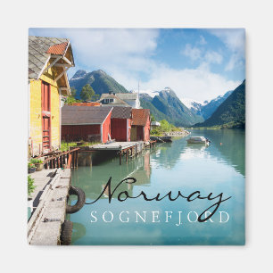 Íman Paisagem do fiorde de Sognefjord em Noruega