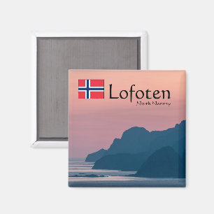 Íman Paisagem do Lofoten da Noruega