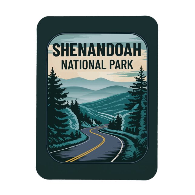 Íman Paisagem do Parque Nacional de Shenandoah (Vertical)