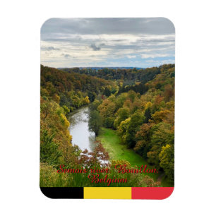 Íman paisagem do rio Semois em Bouillon, Bélgica viagem