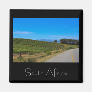 Íman Paisagem do Vineyards South Africa SA Magnet