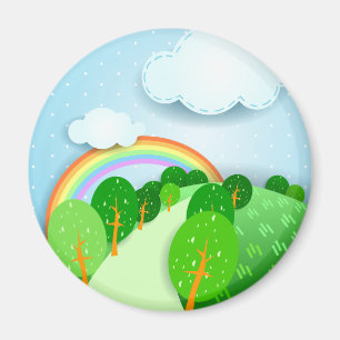 Íman Paisagem fantasia, ímã