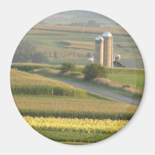 Íman Paisagem fazenda no Magnet de Platteville em Wisco