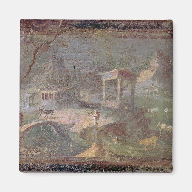 Íman Paisagem Idílica, de Herculaneum, (Frente)