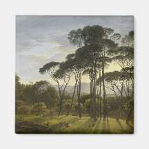 Paisagem Italiana com Pinheiros Guarda-chuvas (Voo