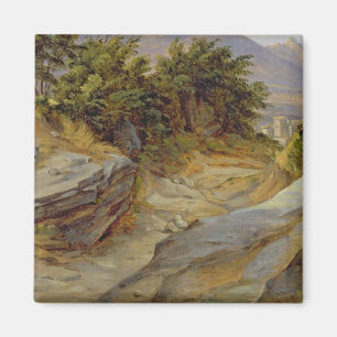 Íman Paisagem italiana da montanha, c.1824