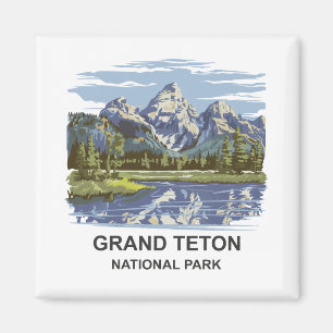 Íman Paisagem Nacional do Grande Teton