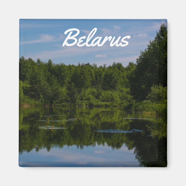Íman Paisagem natural Canal Sky Belarus (Frente)