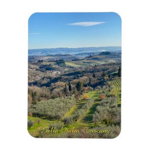 Íman Paisagem natural na Toscana, viagem Itália