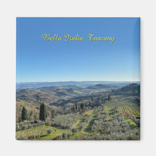 Íman Paisagem natural na Toscana, viagem Itália