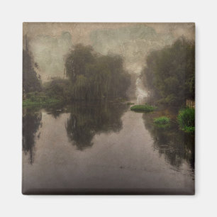 Íman Paisagem no Mundo Antigo - Pintura de Belas Artes