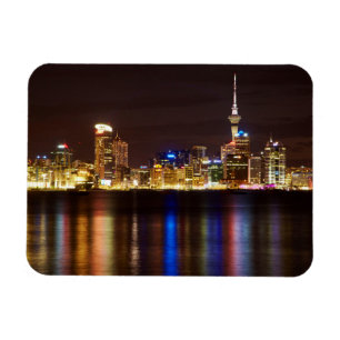 Íman Paisagem Noturna da Cidade de Auckland