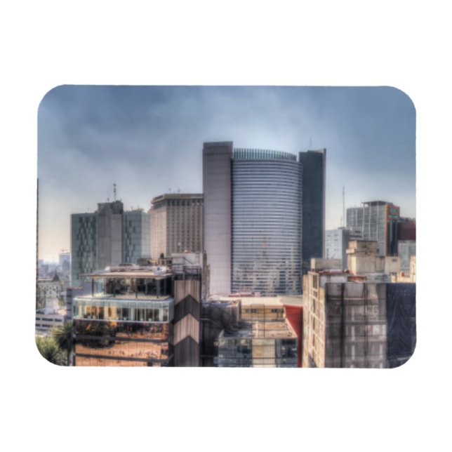 Íman Paisagem Panorâmica Da Cidade Do México (Horizontal)
