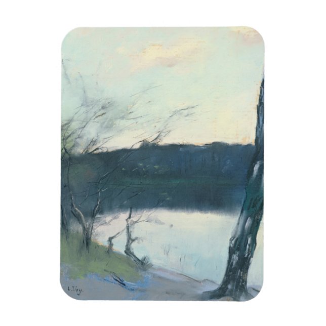 Íman Paisagem (pastel na canvas) (Vertical)