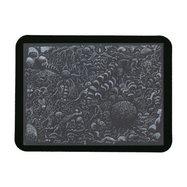 Íman Paisagem prateada do mundo escuro (Horizontal)