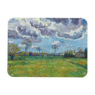 Íman Paisagem sob um céu tempestuoso Vincent Gogh