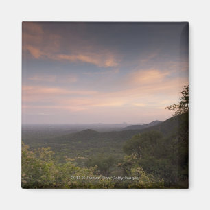 Íman Paisagem sob um por do sol