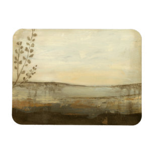 Íman Paisagem solar moderna - Pintura a óleo