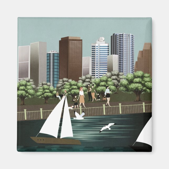 Íman Paisagem urbana (Frente)