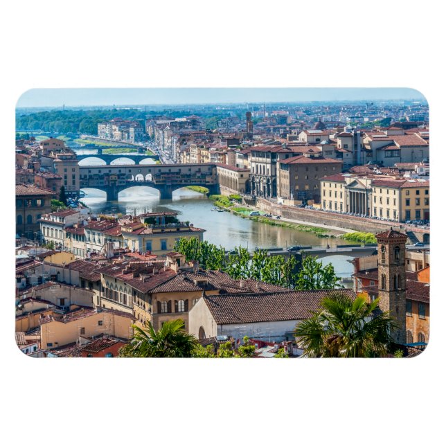 Íman Paisagem urbana de Florença - Ponte Vecchio sobre  (Horizontal)