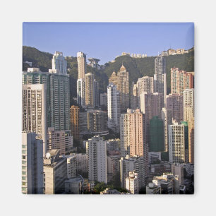 Íman paisagem urbana de Hong Kong, China