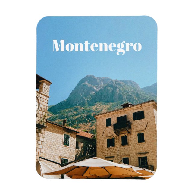 Íman Paisagem urbana de Montenegro (Vertical)