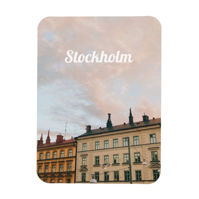 Íman Paisagem Urbana de Södermalm em Estocolmo (Vertical)