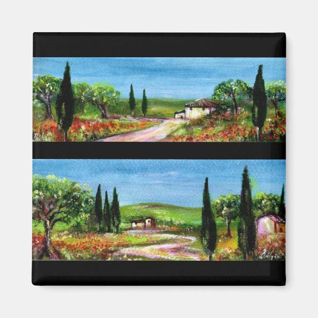 ÍMAN PAISAGENS DA TOSCANA (Frente)