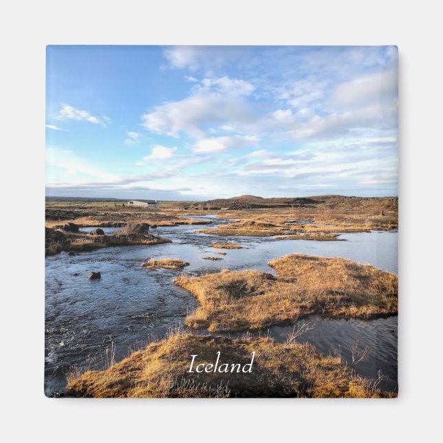Íman paisagístico da Islândia (Frente)