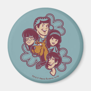 Íman Paisely Flower Scooby-Doo e a gangue