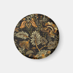 Íman Paisley floral indiano, padrão étnico uniforme.