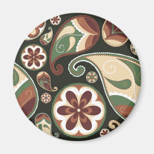 Íman Paisley & Floral Magnet