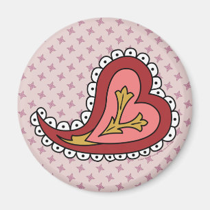 Íman Paisley Heart Magnet
