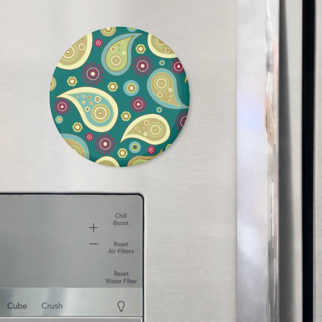 Íman Paisley Pattern, Persa Paisley, Oriental Paisley (In Situ (Fridge))