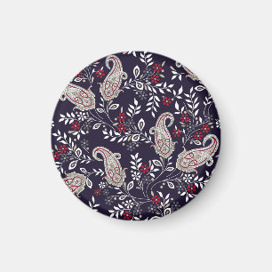 Íman Paisley tradicional indiano, padrão perfeito.