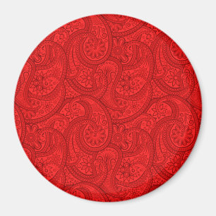 Íman Paisley vermelho